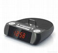 Lightning connector Docking Speaker with FM Radio and clock Alarm 2