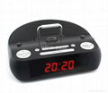 Lightning connector Docking Speaker with FM Radio and clock Alarm 4