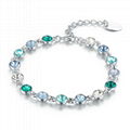  Alloy Bracelet Jewelry Main Stone Blue 1