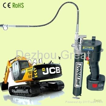 Cordless power tools 14.4V rechargeable grease gun with 2 batteries 3