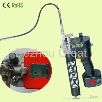 Cordless power tools 14.4V rechargeable grease gun with 2 batteries 4