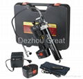 Cordless power tools 18V battery grease gun with 2 batteries