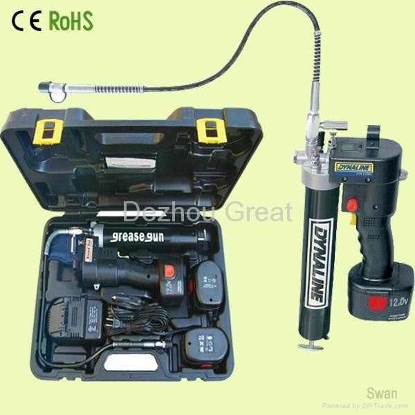 Cordless power tools 18V battery grease gun with 2 batteries 2