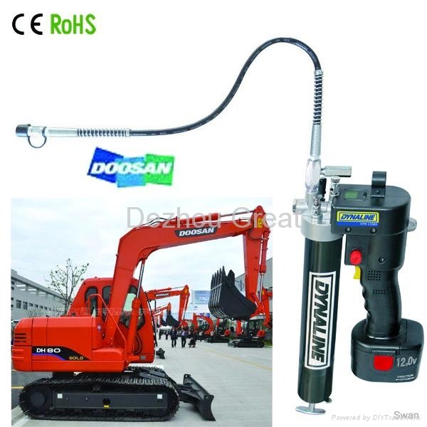 Cordless power tools 18V battery grease gun with 2 batteries 5