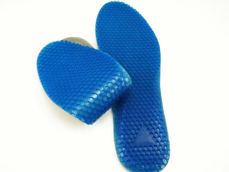 Honeycomb Breathable gel shoe pad foot massage insoles 2