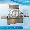 Automatic Gravity Liquid Filling Machine High Efficiency