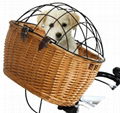 bicycle pet basket willow basket easy to take and install 1