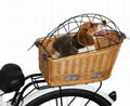 bicycle pet basket willow basket easy to take and install 1