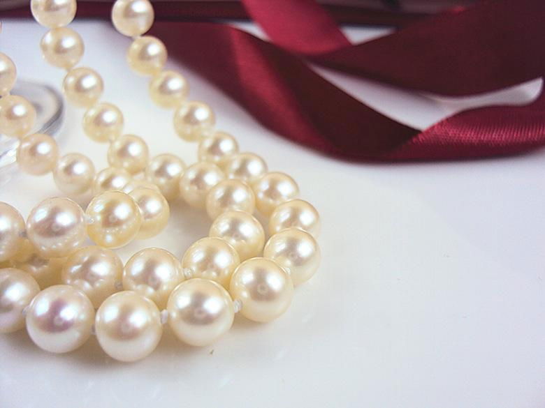 AAA size8~9mm fresh water Pearl Necklace 3