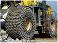 Mining tire protection chains