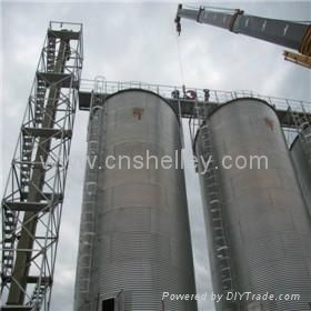 50tons 100 tons 500tons Grain Storage Steel Silo For Sale 2