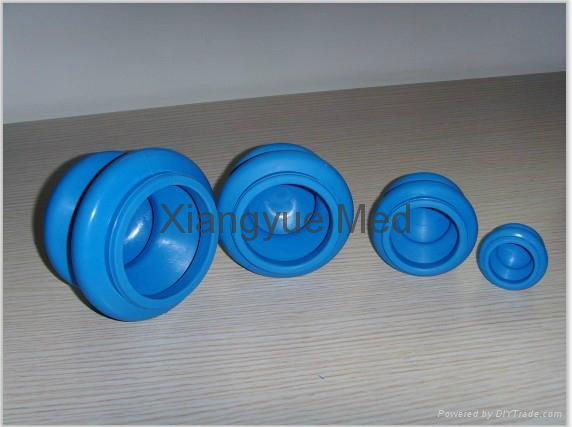 Rubber cupping set