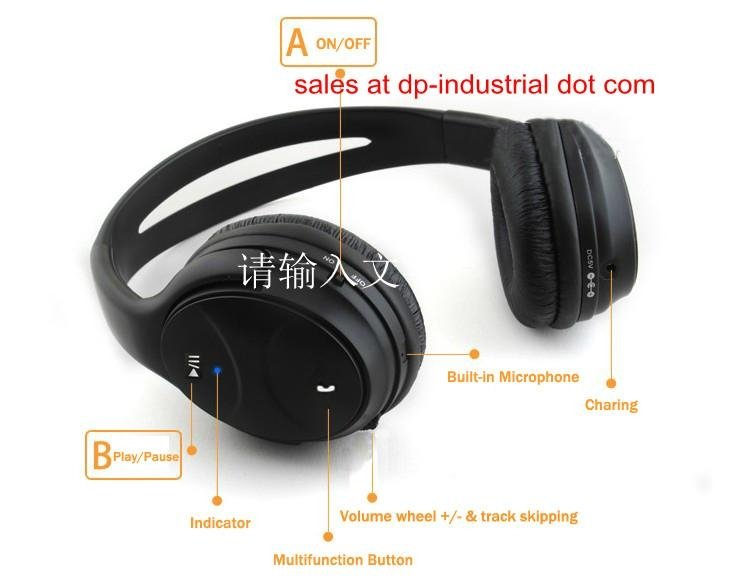 Bluetooth Stereo Headset with Powerful Bass Sound