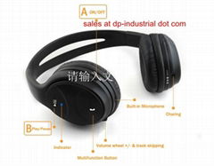 Bluetooth Stereo Headset with Powerful Bass Sound