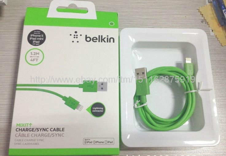 Belkin 8-Pin Lightning to USB ChargeSync Cable for iphone5 5