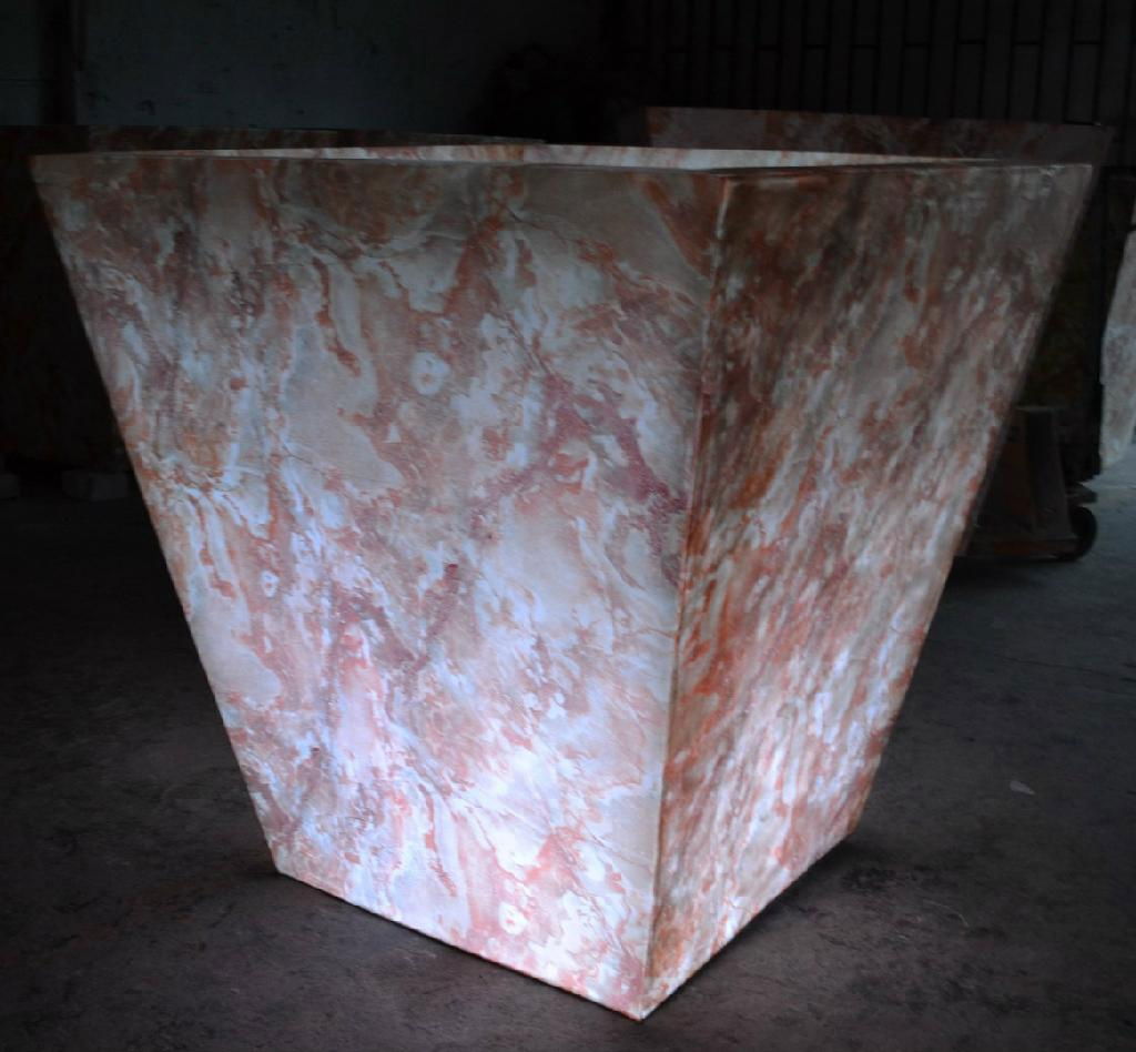 led marble flower pot 2