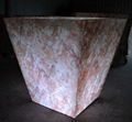 led marble flower pot 2