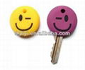 Plastic key cover, soft pvc key cover