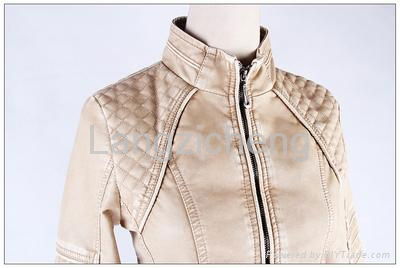 PU Leather Jacket for Lady 3