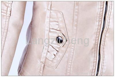 PU Leather Jacket for Lady 4