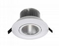 COB LED down light 10W cutout 95mm