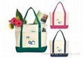 Custom Printed Canvas Fabric Shopping Tote Bag 4