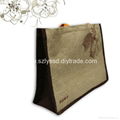 Professional Design Recycle Jute Shopping Bag with Stuffly Handle 3