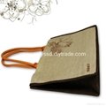 Professional Design Recycle Jute Shopping Bag with Stuffly Handle 4