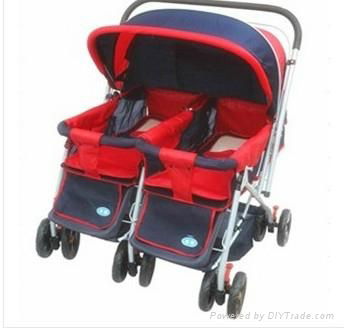 Popular Design Double Baby Stroller (912-3)