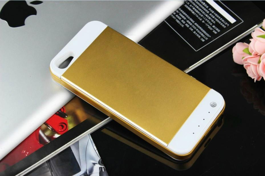 Most Popular 3500mah Battery Case for Iphone 5 Highly Protective Metal Case  2