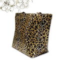 Leopard print microfiber handbag  4