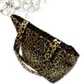 Leopard print microfiber handbag  5