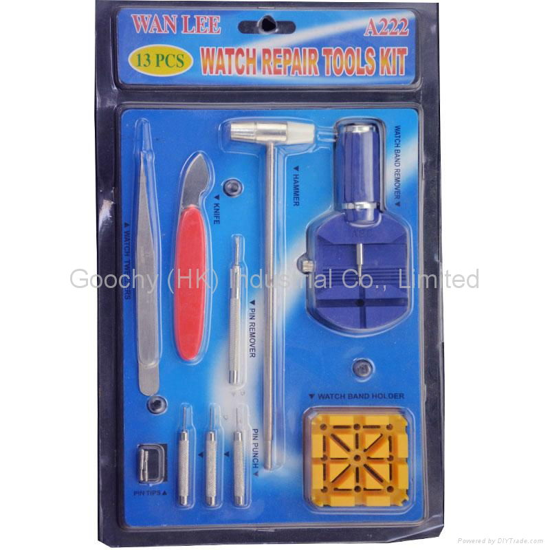 13pcs Watch Repair Tool Case Opener Link Remover Spring Bar Screwdriver Punch