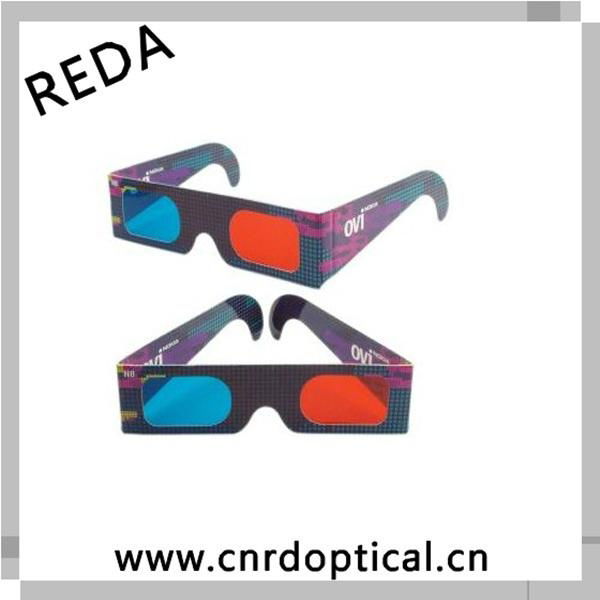 disposable red cyan 3d glasses for 3d movies