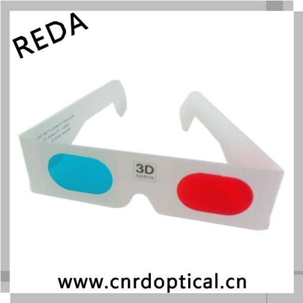 disposable red cyan 3d glasses for 3d movies 2