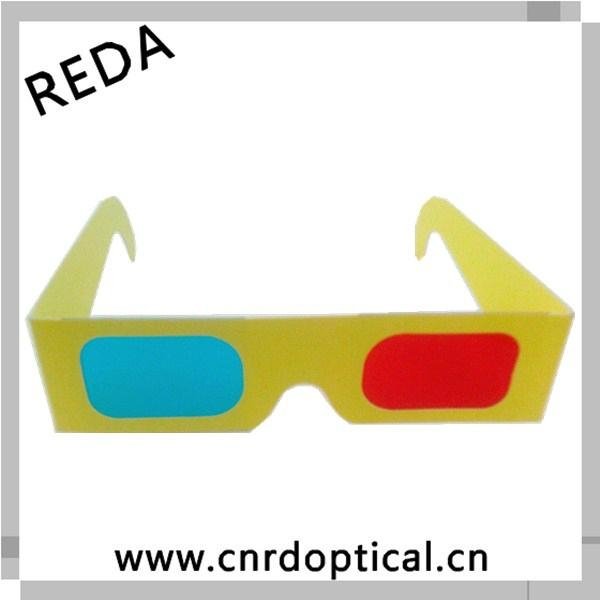 disposable red cyan 3d glasses for 3d movies 3