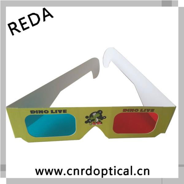 disposable red cyan 3d glasses for 3d movies 4