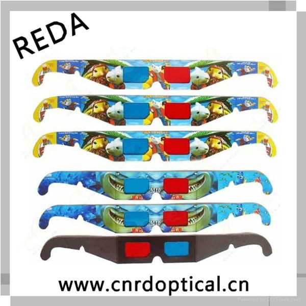 disposable red cyan 3d glasses for 3d movies 5