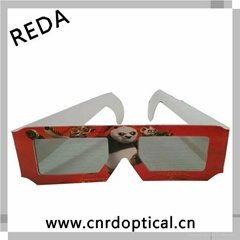 3d paper linear polarized glasses for passive system
