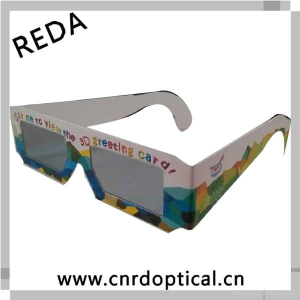 3d paper linear polarized glasses for passive system 3