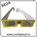 Real D glasses with circular polarized