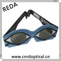 Real D glasses with circular polarized lenses 2