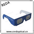 Real D glasses with circular polarized