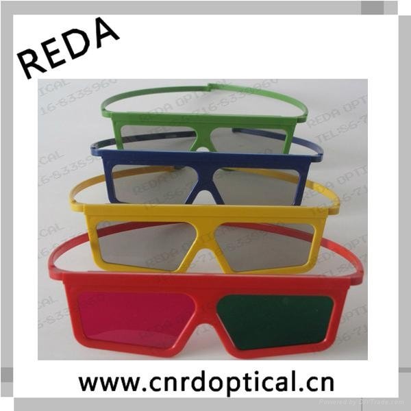 hot selling plastic red cyan 3d glasses   2