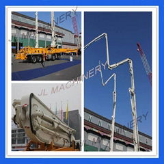 JL-58M Construction industry machinery   8x4   58m  truck mounted concrete pump 