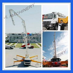 JL-68M Construction industry machinery  8x4/10x4  68m truck mounted concrete pum