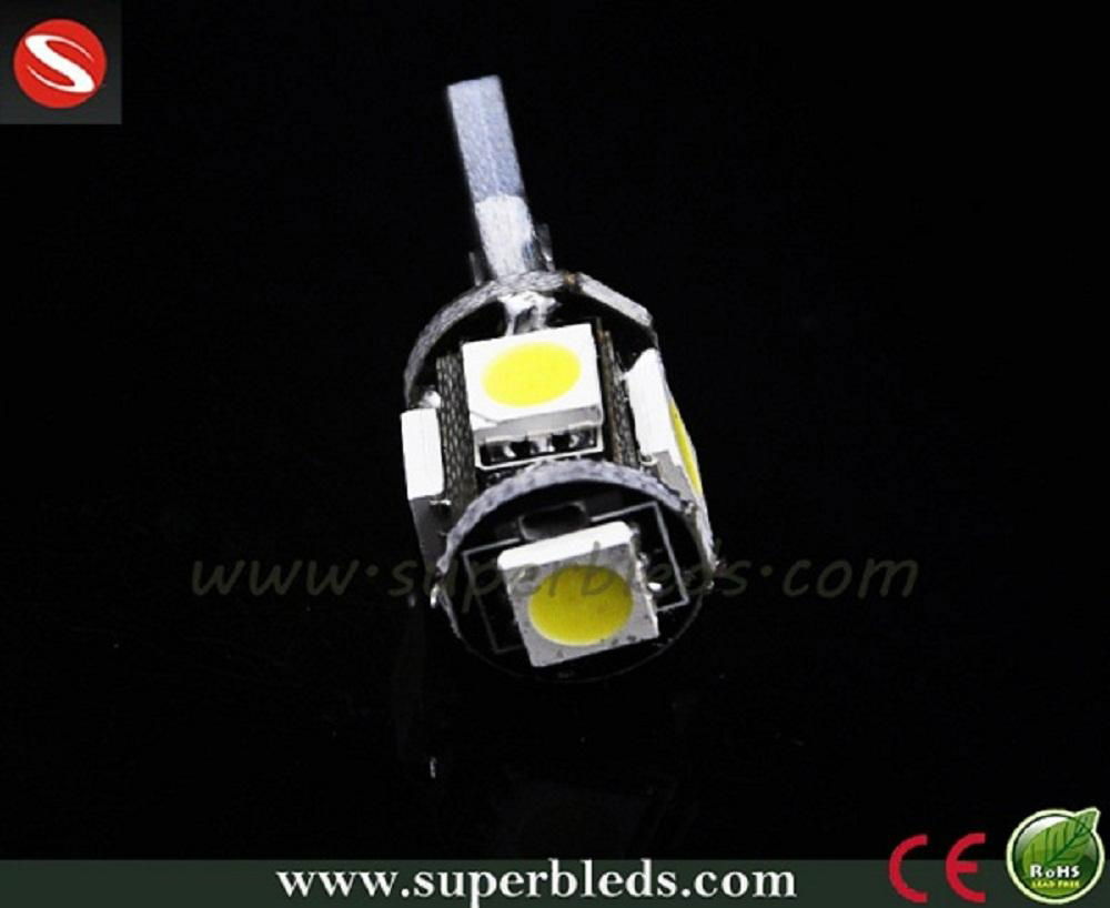 Super brightness Universal Canbus T10 194 led auto bulbs  3