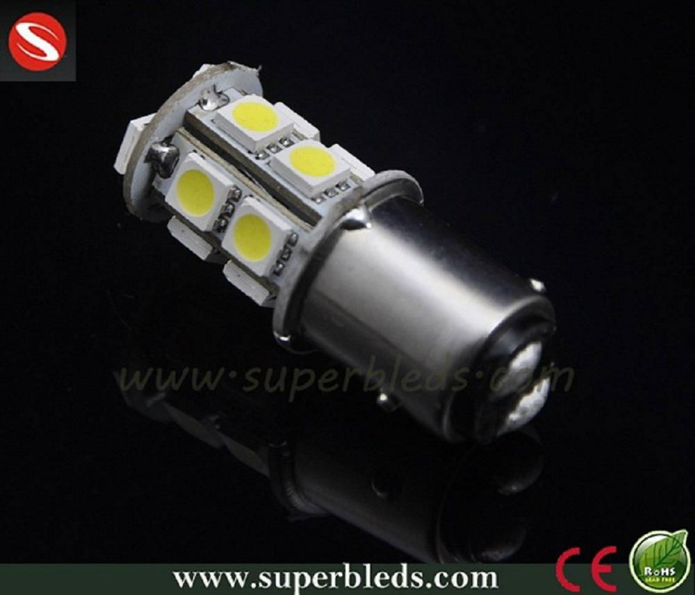 Factory supply directly 1156 socket 5050-3 chip 13SMD led car turn light 