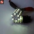 Hot sell universal 3157 60SMD dual color car led tail bulb 2