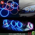 12v 120mm 5050 39 smd Colorful auto RGB angel eye 5